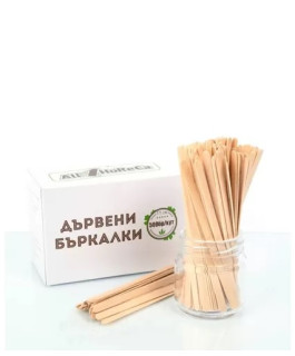 Дървени бъркалки за кафе и чай Дървени бъркалки за кафе и чай